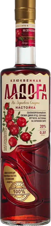 Изображение товара Ладога Клюквенная 0.5 л.