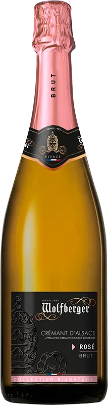 Изображение товара Cremant d'Alsace Collection Signature Rose Brut, Wolfberger 0.75 л.