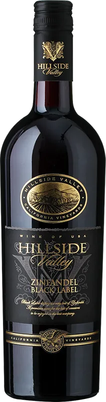 Изображение товара Zinfandel Black Label, "Hillside Valeey", Taster Wine 0.75 л.
