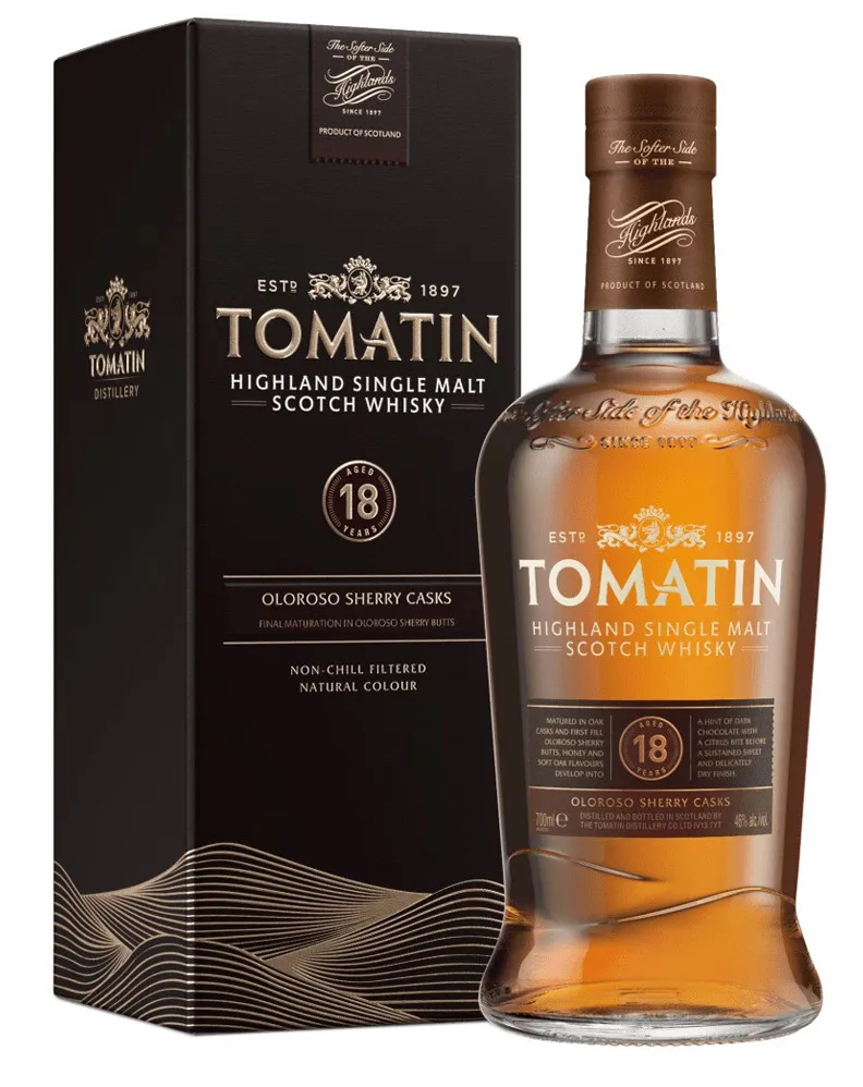 Изображение товара Tomatin 18 Y.O. 0.7 л.