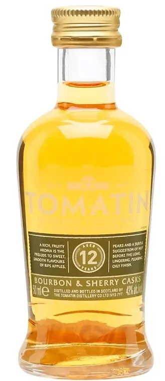 Изображение товара Tomatin 12 Y.O. 0.05 л.