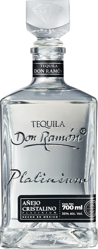 Изображение товара Tequila Don Ramón Añejo Cristalino Platinum 0.7 л.