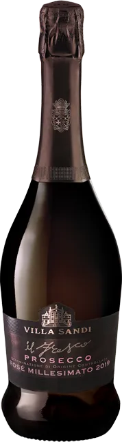 Изображение товара Prosecco, "Il Fresco", Rosé, Millesimato, Villa Sandi Brut 0.75 л.